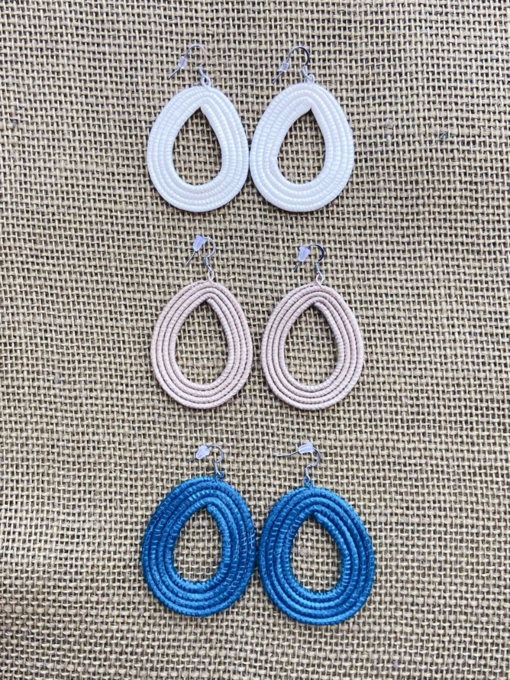 Azizi Life Fair Trade Loop Earrings - 3 Colors Available